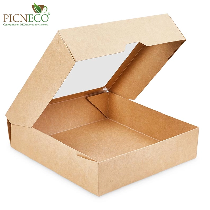 товар Контейнер бумажный 1500мл, крафт, серия OneBox OKP150